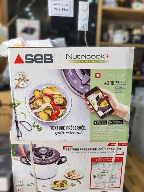 SEB NutriCook Cocotte-minute 6L inox autocuiseur induction