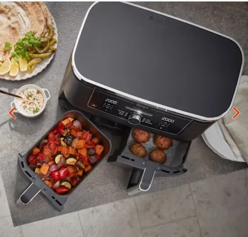 NINJA Foodi Max Air fryer Dual Zone 9.5L 6 programmes ( Original )