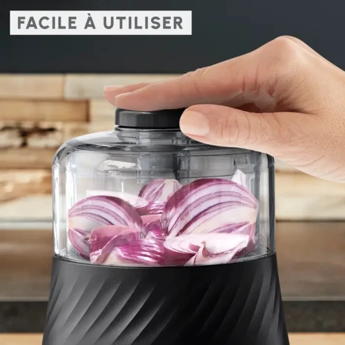MOULINEX Moulinette et hachoir Eco Respect 4en1 800w 500ml DP710810