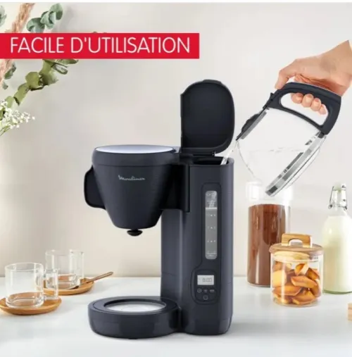 MOULINEX Cafetière filtre Programmable Morning Bleu Nuit