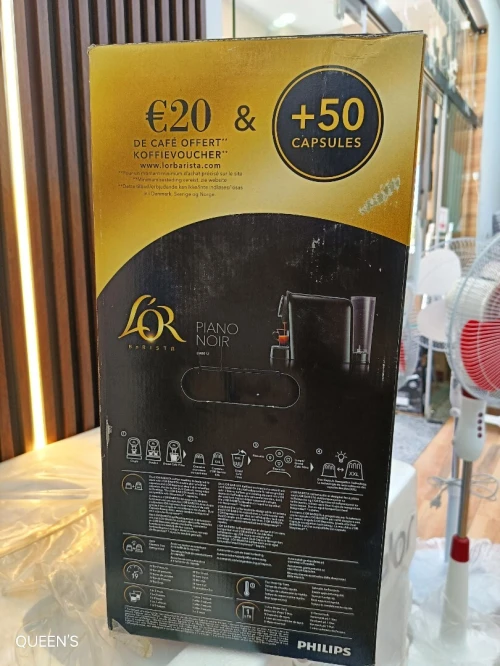 PHILIPS L'or Barista Sublime Compact machine a café 50 capsule 19 bars 1450w 2 tasses LM901205 BLACK