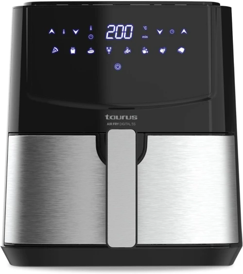TAURUS Air fryer Friteuse à air DIGITAL 5S 5L 1450w 1.2Kg