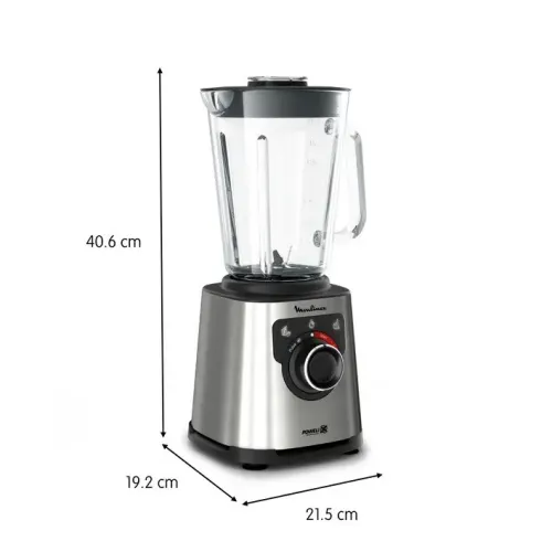 MOULINEX PerfectMix + Blender 1200w 5 vitesses 2L bol en verre