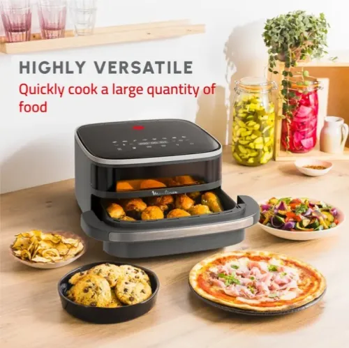 MOULINEX Easy Fry XL Surface & Pizza 4L Air Fryer friteuse à air 1 Kg 10 programmes
