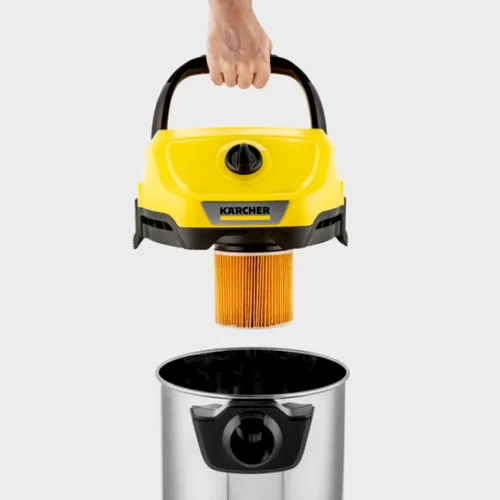 KARSHER Aspirateur eau et poussière WD3 INOX avec sac 1000w