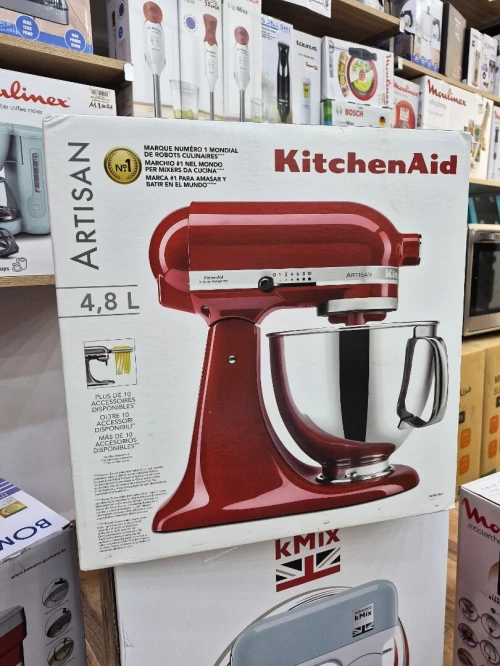 KitchenAid ARTISAN Pétrin Robot pâtissier 4.8L 1Kg mono bol Rouge empire