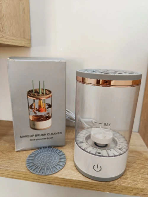 NETTOYEUR DE PINCEAUX DE MAQUILLAGE MAKEUP BRUSH CLEANER آلة تنظيف فرش التجميل
