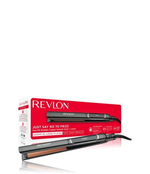 REVLON original Lisseur a cheveux Just Say No to frizz plaques en cuivre
