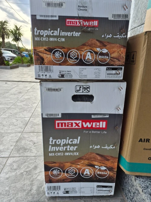 MAXWELL Climatiseur inverter/Tropical 12000 Btu chaud/froid R410a