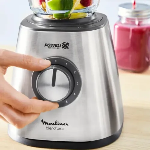 MOULINEX BlendForce Blender tasse en verre 1.75L 800w POWELI 5 vitesses