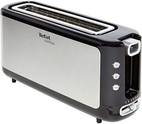 TEFAL Grille Pain Express 1000W noir et chromé