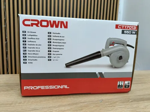 CROWN Souffleur d'air et Aspirateur 550W