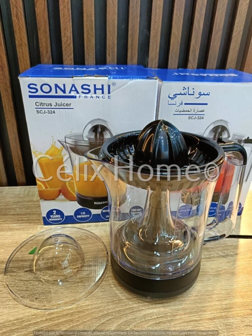 SONASHI Presse Agrumes électrique 1.2L 40w SCJ-324