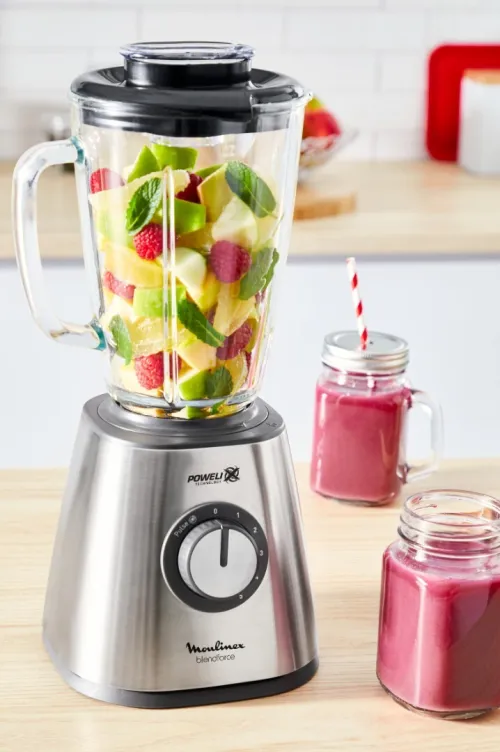 MOULINEX BlendForce Blender tasse en verre 1.75L 800w POWELI 5 vitesses