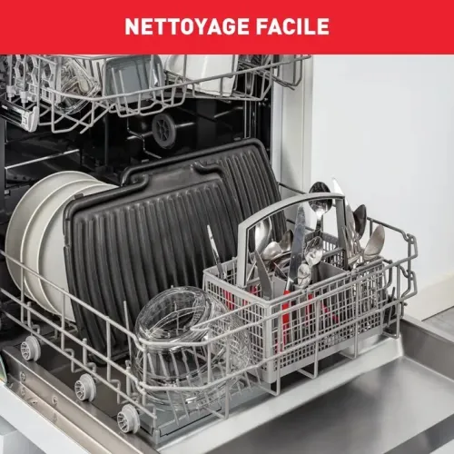 TEFAL Grill Viande panineuse & barbecue Compact Grill 2000W 3 niveaux 