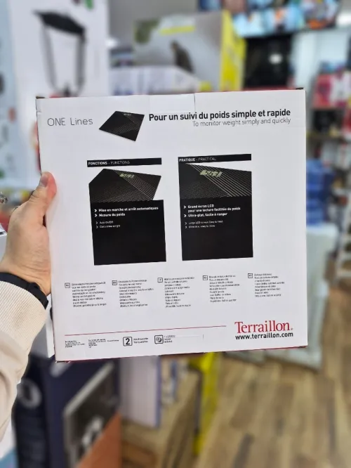 TERAILLON One Lines Pèse personne en verre 160 kg