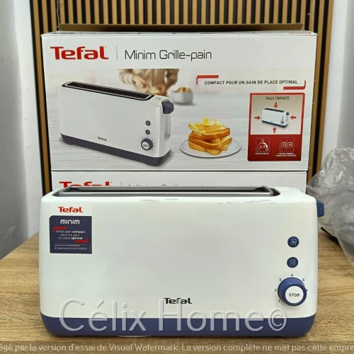 TEFAL Ultra Mini Grille-pain Minim longue et large fente TL302110 850w