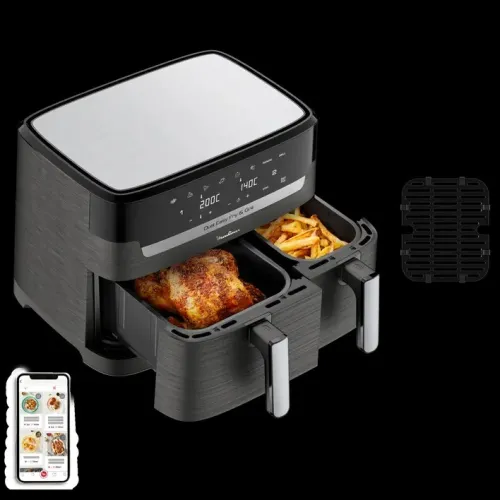 MOULINEX air fyer friteuse Dual easy fry & grill 5.2 +3.1 L double tiroire
