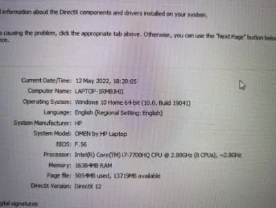 Laptop Hp omen