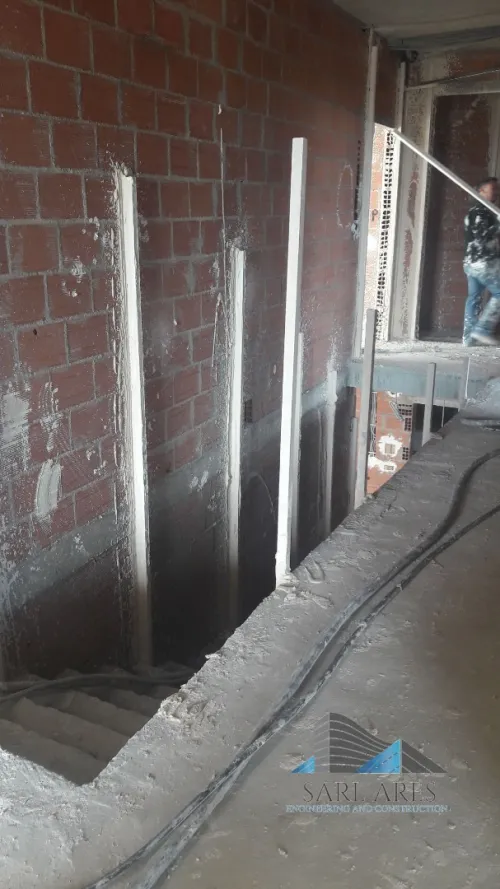 Platre Projete MP75 / Monocouche