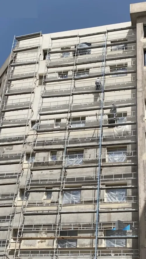 Monocouche Façades Enduit Monocouche Extérieur Gratté taloché écrasé  