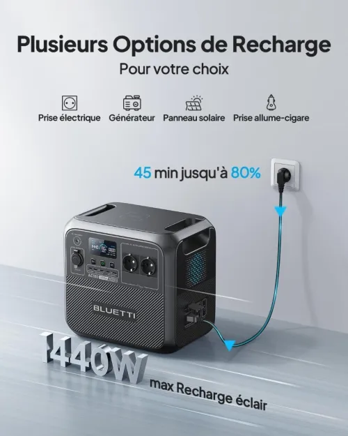 BLUETTI AC180 Générateur Électrique Portable