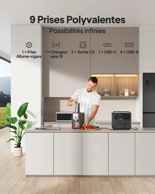 BLUETTI AC180 Générateur Électrique Portable