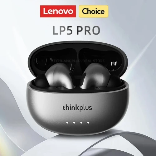 BLUETOOTH 5.4  DERNIÈRE VERSION Lenovo-Écouteurs sans fil LP5 PRO, Bluetooth 5.4, TWS, son HiFi