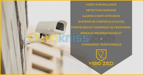 INSTALLATION SYSTÈME DE SÉCURITÉ ET VIDÉOSURVEILLANCE (Camera de surveillance) - Agrée par l'etat -