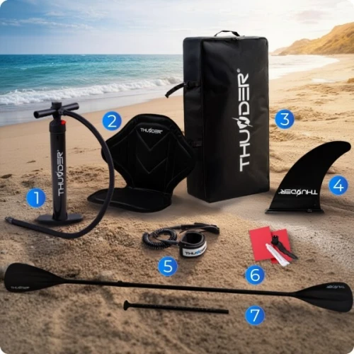Paddle gonflable THUNDER 150KG 320cm*75cm*15cm