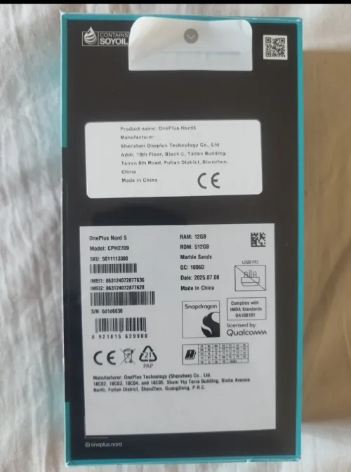 OnePlus Nord 5 version globale