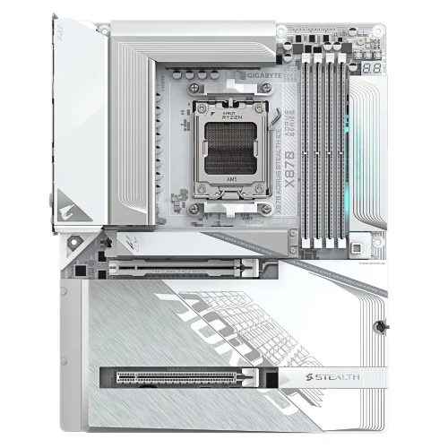 CARTE MERE GIGABYTE X870 AORUS STEALTH ICE AMD DDR5