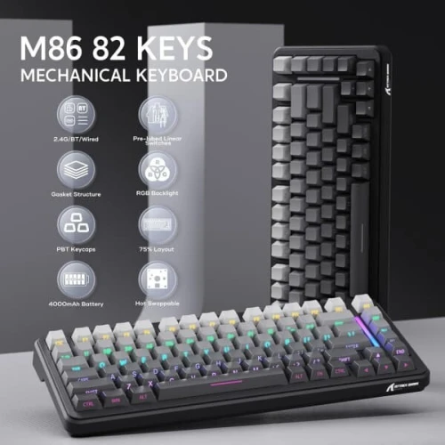 CLAVIER MECANIQUE ATTACK SHARK M86
