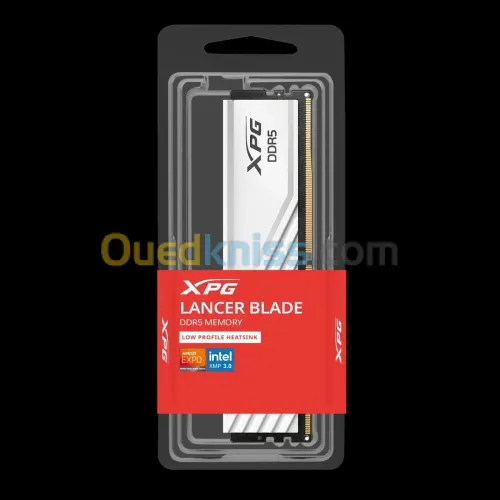 RAM XPG DDR5 LANCER BLADE RGB 16GB 6000 MHZ WHITE
