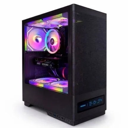 BOITIER MAGMA V8202 DIGITAL SCREEN BLACK
