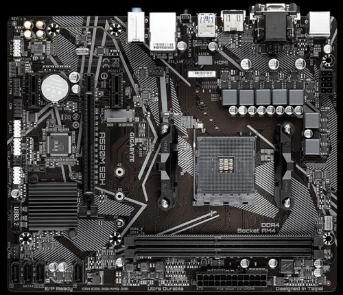 CARTE MERE GIGABYTE A520M S2H AMD DDR4