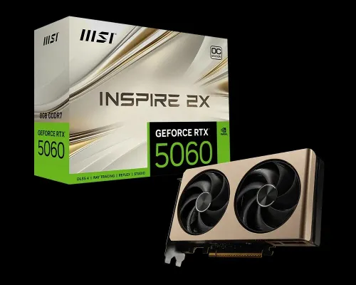 CARTE GRAPHIQUE MSI RTX 5060 8G INSPIRE 2X OC