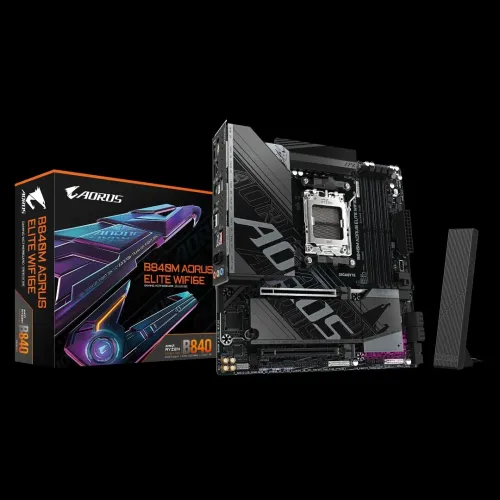 CARTE MERE GIGABYTE B840M AORUS ELITE WIFI6E DDR5