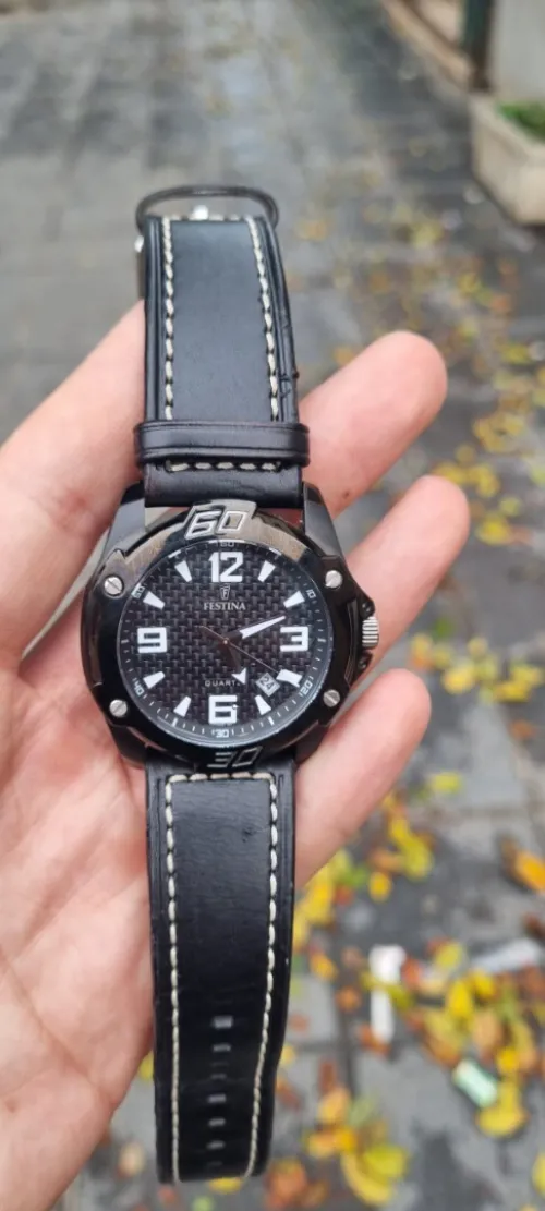 Montre Festina originale bracelet en cuir 
