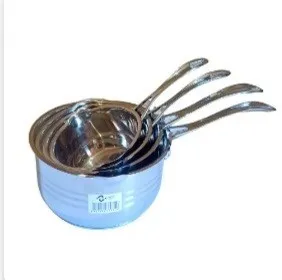 Ensemble De 4 Casseroles Luxe En Inox Qualité 1 er Choix