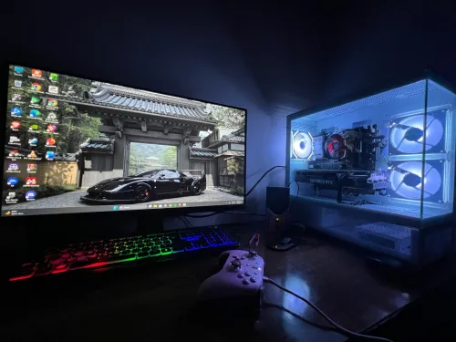 PC Gamer Ryzen 5 5600 RTX 3070 RAM 16GB SSD NVMe Écran MSI 25 200Hz