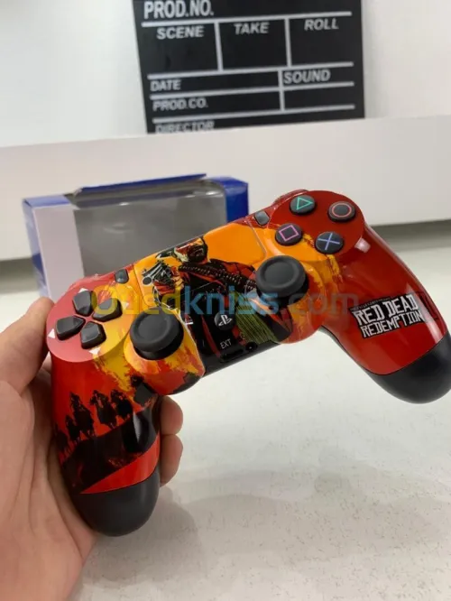 SONY DualShock Manette PS4 Sans Fil, Batterie Rechargeable High Copy Edition Read Dead Redemption 2