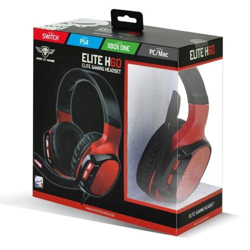 Spirit of Gamer Elite H60 Casque Gaming Haute Compatibilité