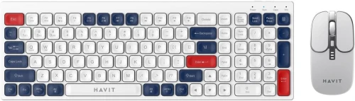 HAVIT KB830WB Combo Clavier Souris Sans Fil