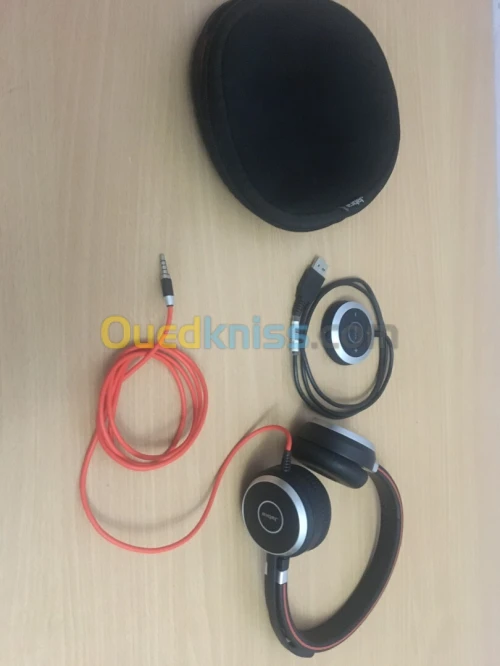 Casque Jabra filaire professionnel + Casque Bluetooth JBL T460bt