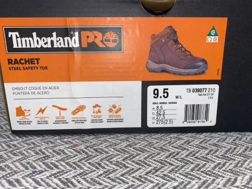 Chaussures de sécurité : TIMBERLAND CSA 6 Résistante confortable et conçue pour durer 