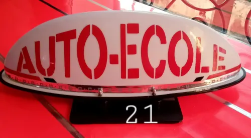 Panneau de toit auto-école