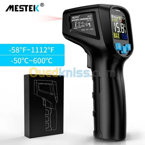 Thermomètre infrarouge industriel de -50 C à 600 C, et 800 et a 380 C et à 1300 C
