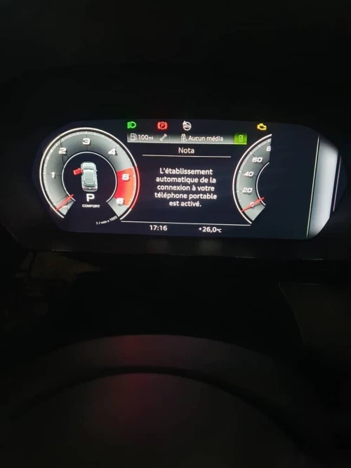 Afficheur de cockpit d'origine pour Audi 2020+