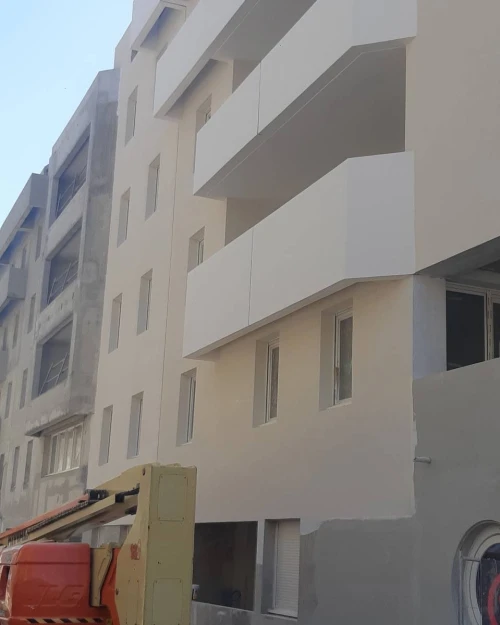 Monocouche des façades 